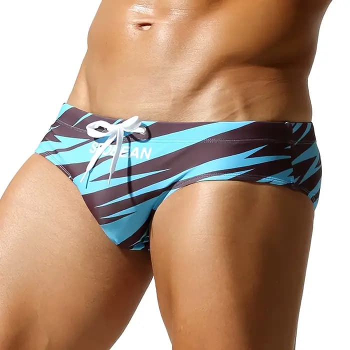 Maillots de bain triangle taille basse pour hommes