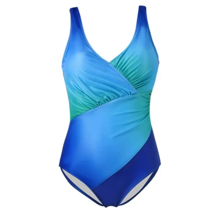 Maillots de bain une pièce maillots de Sport pour femmes maillot de bain de Sport dos ouvert vêtements de plage maillot de bain arc-en-ciel dégradé maillot de plage
