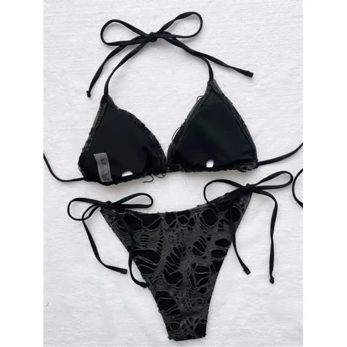 DistMurcia-Maillot de bain gothique grunge pour femmes