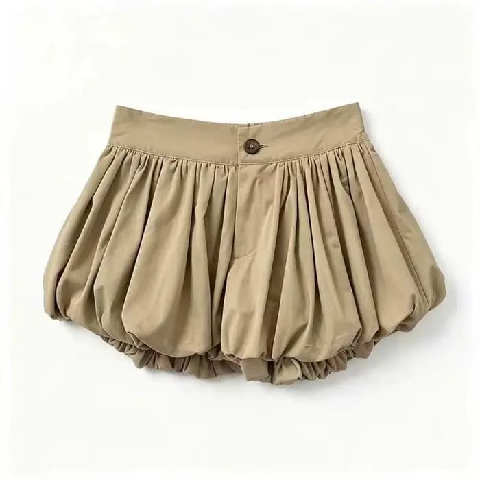 Shorts pour femmes Y2k Vintage Années 2000, Mini-short jupe noir classique à jambe large, style bouffant, Shorts d'été pour femmes