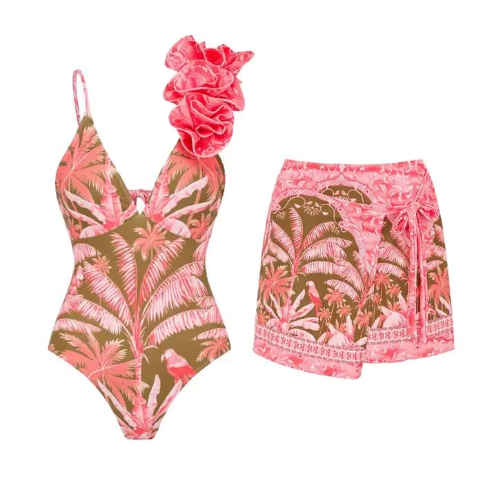 Maillot de bain une pièce rétro