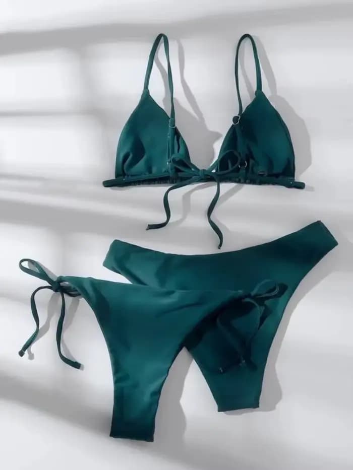 3 pièces ensemble Bikini femmes maillot de bain Push Up avec 2 bas taille basse et moyenne bretelles réglables été maillots de bain maillot de bain