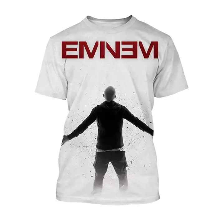 Eminem rappeur impression 3D T-Shirts hommes femmes mode Streetwear surdimensionné Hip Hop à manches courtes t-shirt hommes T-Shirts hauts homme vêtements