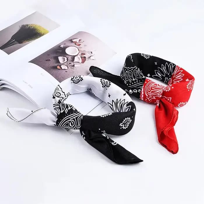 Mode Hip Hop imprimé Bandana d'homme femmes bandeaux d'extérieur bandeau de cheveux enveloppes de poignet foulards de cheveux accessoires de cheveux de haute qualité