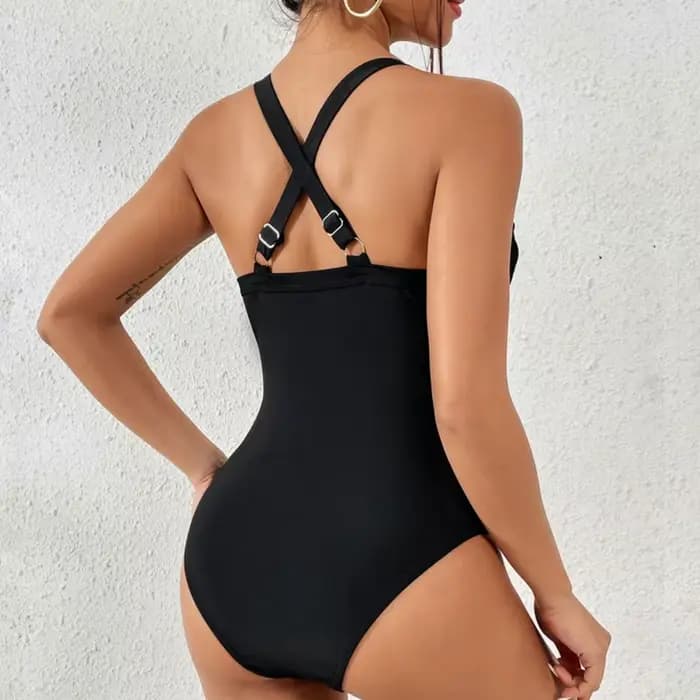 Maillot de bain une pièce rouge
