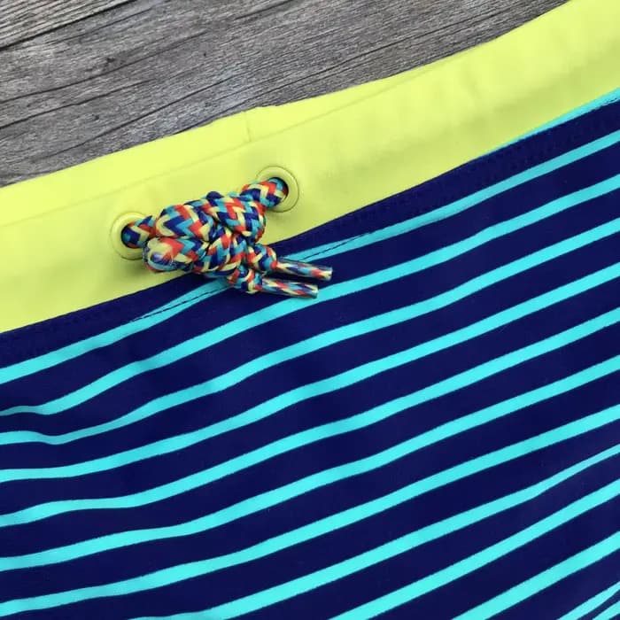 Nouveaux hommes enfants maillot de bain enfants rayé short de bain bébé garçons short de plage garçon pantalons maillots de bain enfants maillot de bain 2-12 ans