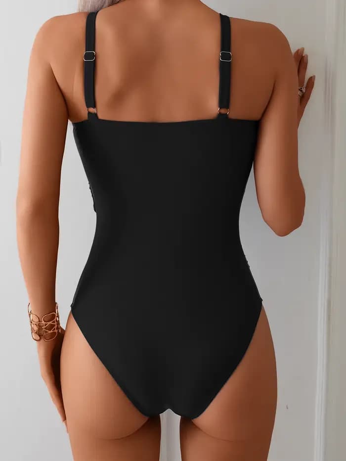 Maillot de bain une pièce rose