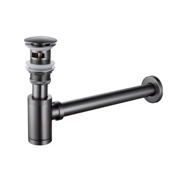 Désodorisation de P-TRAP de siphon rond en laiton gris d'ensemble d'ins de proximité