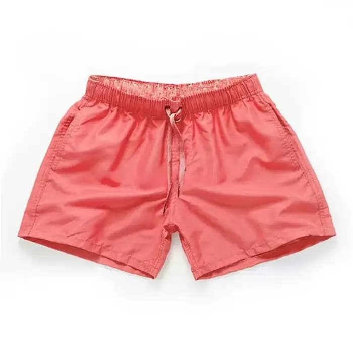 Short de bain décontracté pour homme à séchage rapide, avec cordon de serrage à la taille, idéal pour la plage, le surf, la course et le sport, avec poches latérales