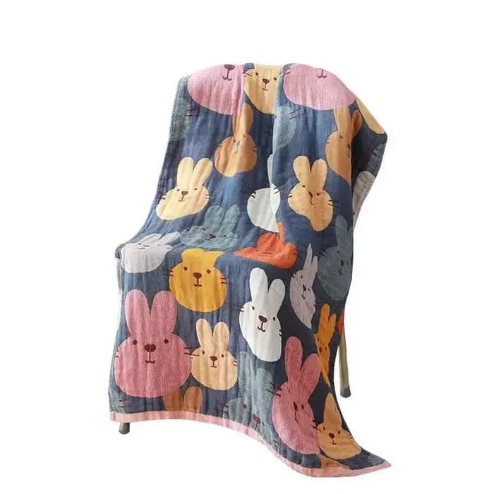 Serviette de bain en gaze de coton absorbante et douce pour adulte