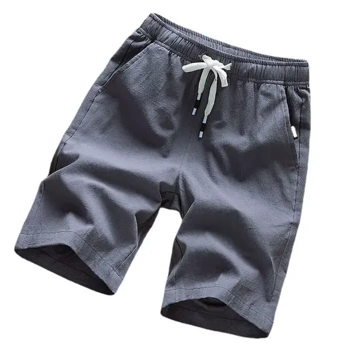 Short d'été décontracté pour hommes, grande taille, pantalon de plage, course à pied, Sport, pantalon court droit, survêtement fin, loisirs, ample