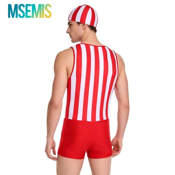 Maillot de bain une pièce pour homme à séchage rapide
