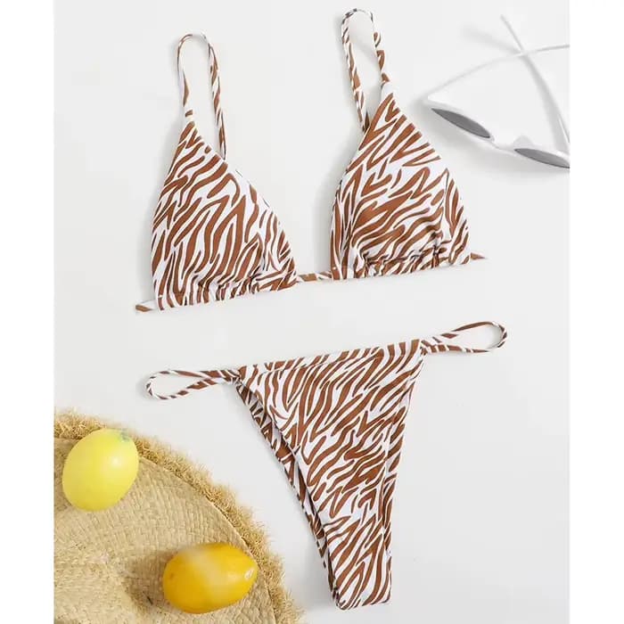 Bikini zèbre sexy 2026, maillot de bain femme, vêtements de bain féminins, mini string bikini, ensemble de bikinis d'été, vêtements de plage, maillot de bain