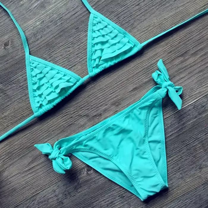 Maillot de bain 2 pièces pour filles, ensemble bikini pour enfants