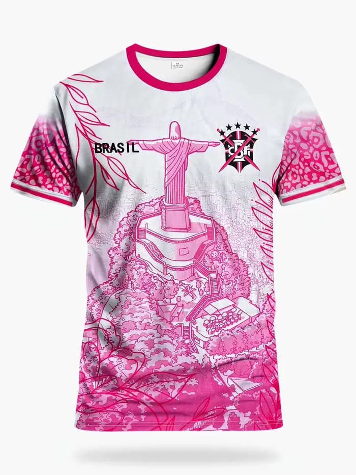 Rio de Janeiro, Brésil. Maillots de football avec des designs de supporters. Maillots imprimés en 3D pour hommes et femmes. Vêtements de sport respirants pour l'été