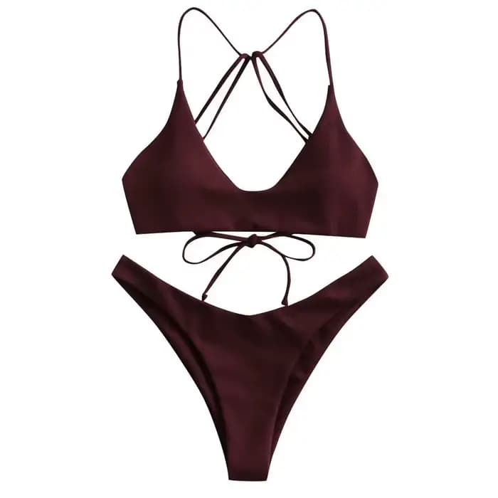 Maillot de bain bikini sexy transfrontalier pour femme