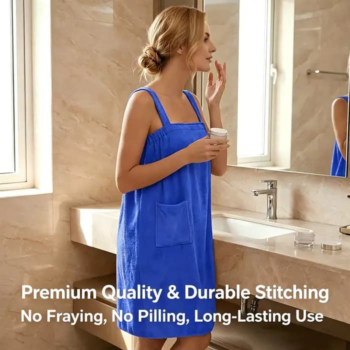 Robe de bain avec poche
