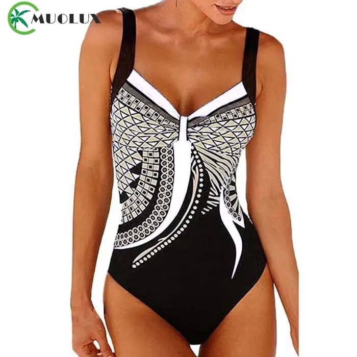 Maillot de bain une pièce froncé, Sexy, contrôle du ventre, Vintage, couleur unie, Monokini, vêtements de plage, grande taille, pour femmes, 2024