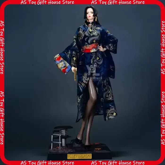 Figurine d'anime One Piece Boa Hancock de Yile Dongman, grande taille, haute qualité, modèle kimono, jouet de collection décoratif pour bureau