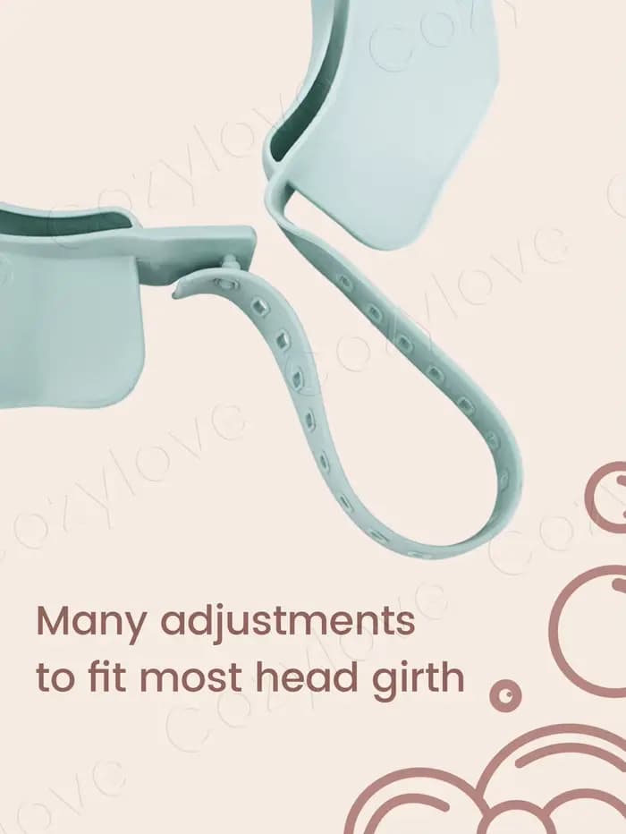 Bonnet de bain réglable, doux et imperméable, pour bébé et enfant, pour protéger les yeux
