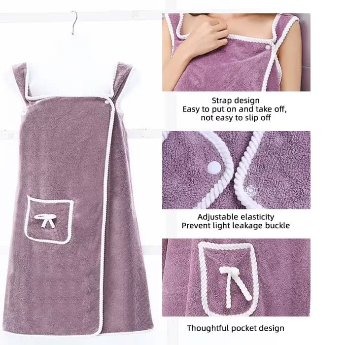 Serviette de bain portable pour femmes et filles – 90×150 cm, séchage rapide, idéale pour la plage, le spa, la salle de sport et la maison, peignoir et débarbouillette doux