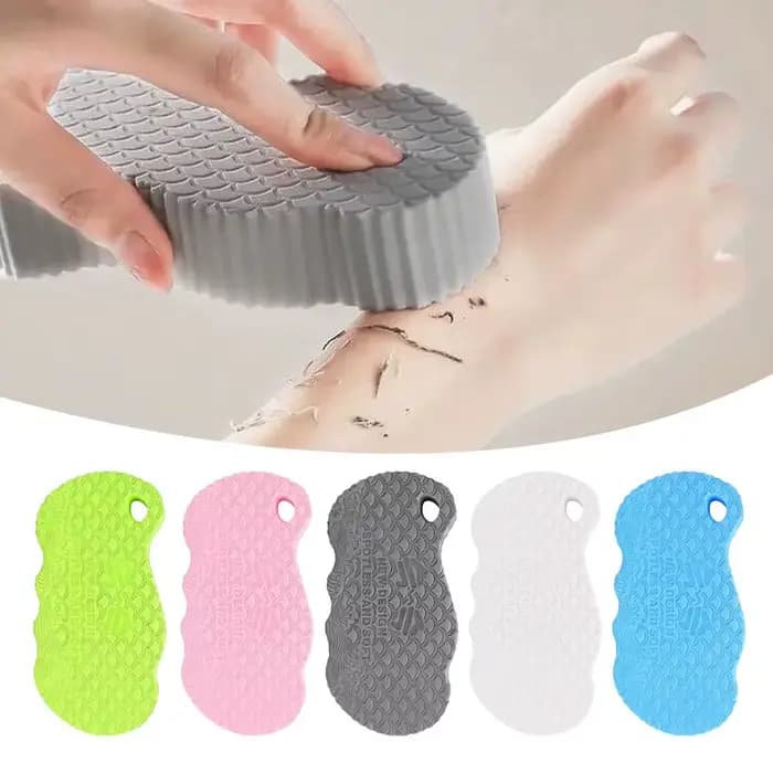 Éponge de bain magique 3D pour enfants, exfoliante pour le corps, élimine les peaux mortes, masseur, brosses de douche nettoyantes, éponge exfoliante, accessoire indispensable