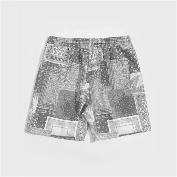 Short de plage imprimé 3D pour homme, maillot de bain tendance, streetwear décontracté, pantalon court hawaïen, bandana graphique, mode estivale