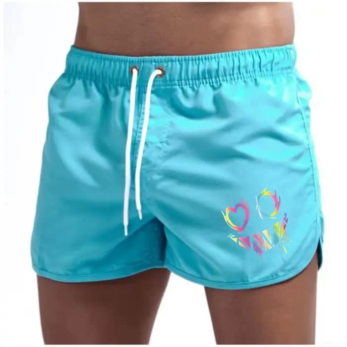 Shorts de bain imperméables à séchage rapide pour hommes, shorts de surf, de plage, de sport, respirants, décontractés, tendance été
