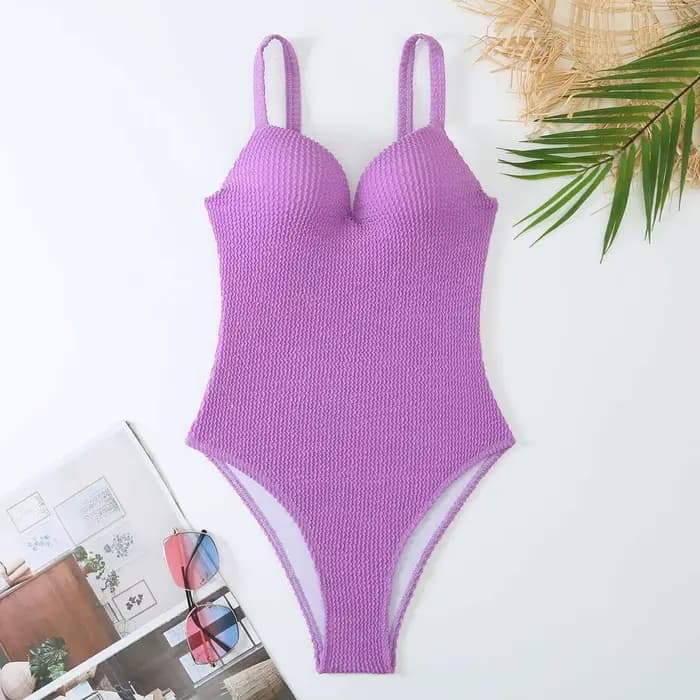 Maillot de bain une pièce texturé