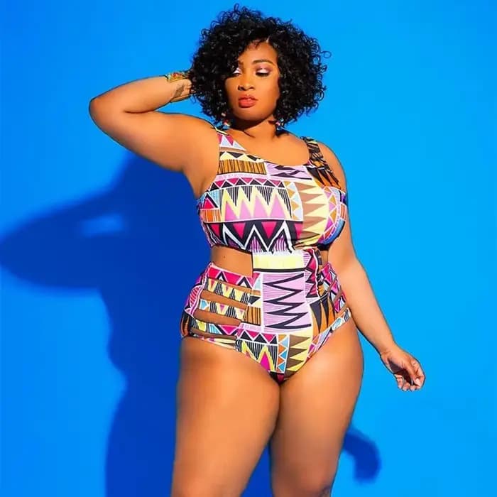 Maillots de bain pour femmes grande taille Sexy une pièce Bikini grand maillot