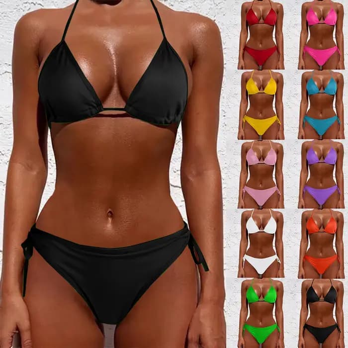 Été léger épicé fille Bikini maillot de bain femmes Sexy mode