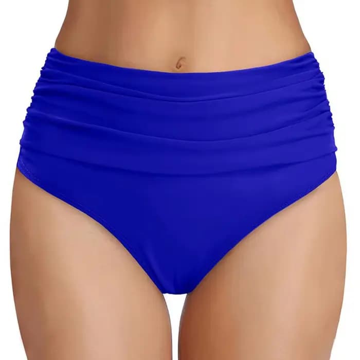 Bas de bikini taille haute pour femme