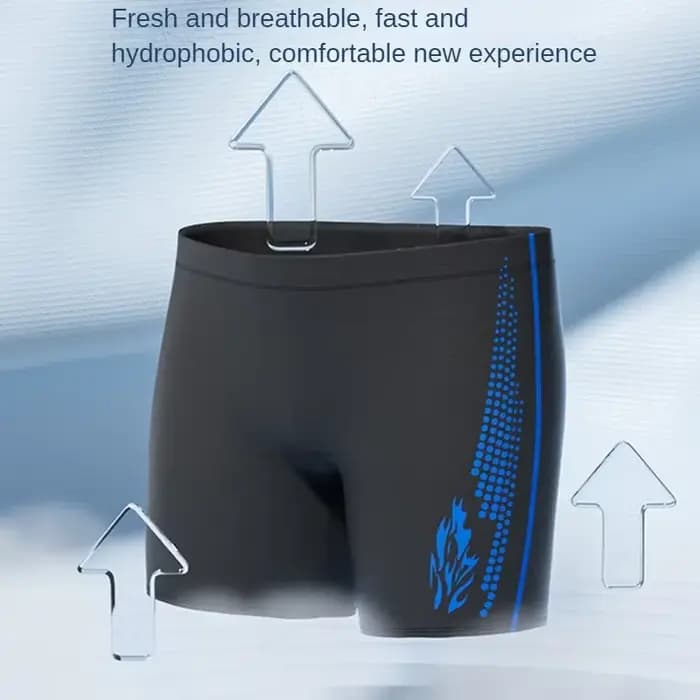 Maillot de bain respirant taille haute pour hommes