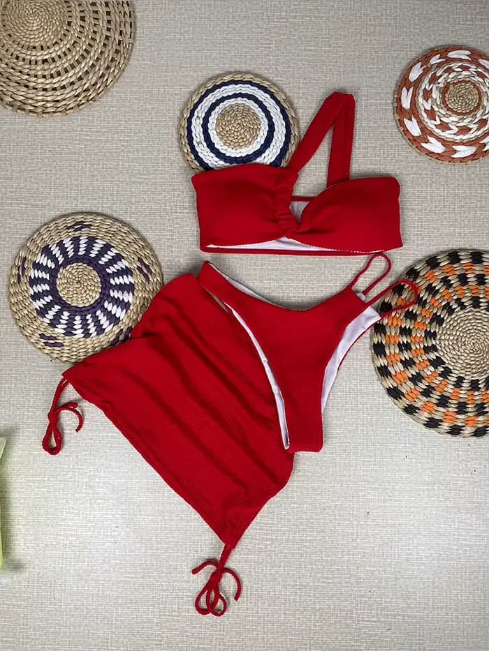 Maillot de bain sexy 3 pièces pour femmes