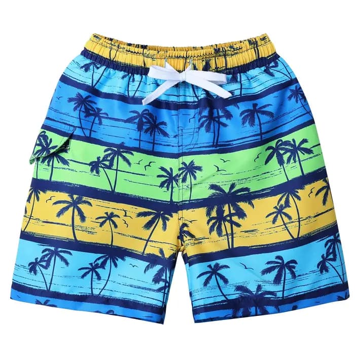 Hawaii enfants short de bain mignon maillot de bain maillot de bain séchage rapide maillot de bain d'été garçons short de plage planche de Surf mâle vêtements pantalon