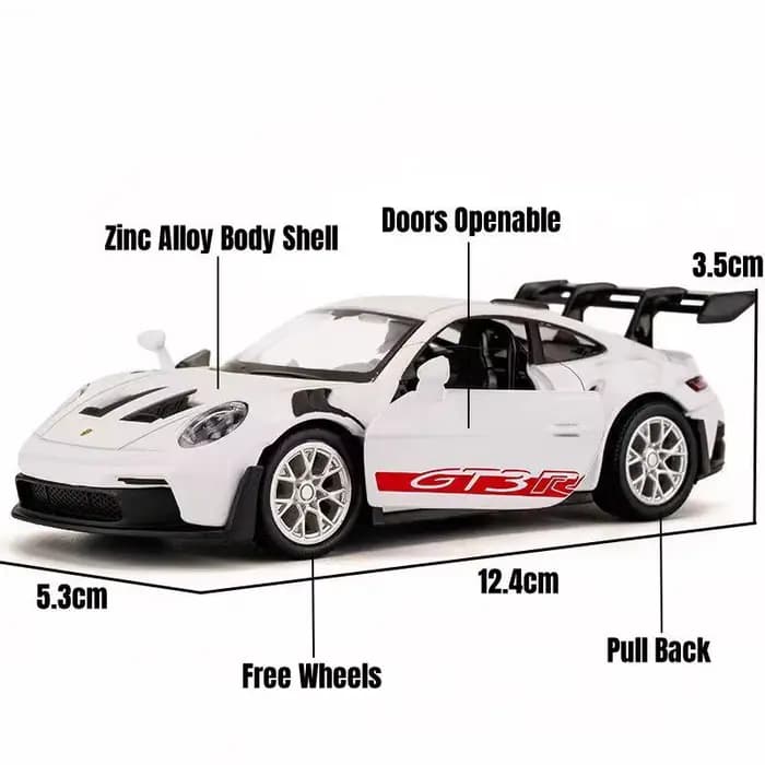 1/36 Porsche 911 GT3 918 Spyder Taycan jouet voiture modèle de course RMZ CiTY moulé sous pression métal Miniature Collection cadeau pour garçons enfants