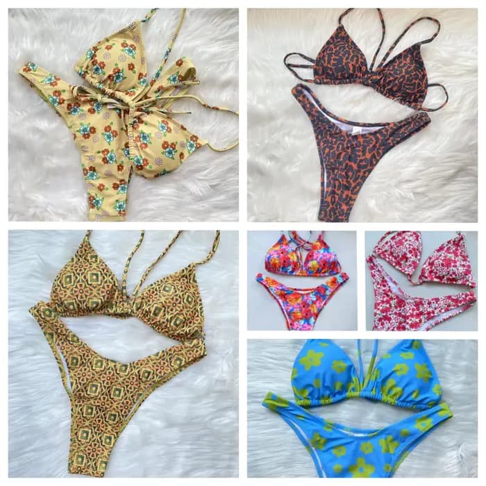 Maillot de bain coupe triangle fendu, maillot de bain 600, bikini, nouveau, 2022