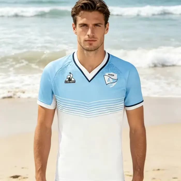 Nouveau Maillot de Rugby France 2026 T-shirt de Football Aviron Bayonnais pour Hommes, Entraînement Respirant, Décontracté, Maillot de Sport, T-shirts Famille et Enfants