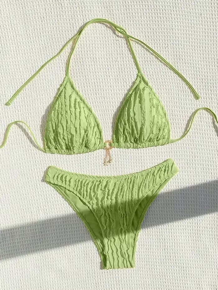 Bikinis sexy à volants 2026 Maillot de bain pour femmes Nouveau ensemble de bikini
