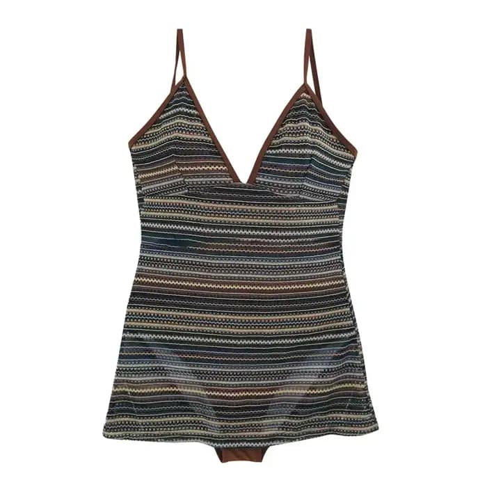Maillot de bain transfrontalier pour femme