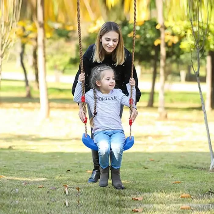 Balançoire pour enfants, jouet volant, balançoire de jardin, siège suspendu, jouets avec cordes réglables en hauteur, jouets d'intérieur et d'extérieur, planche incurvée arc-en-ciel