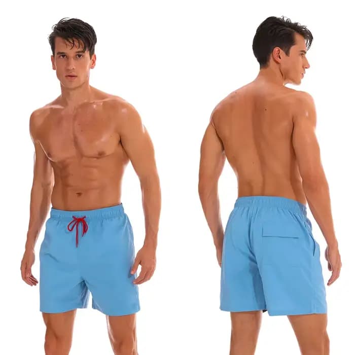 ESCATCH-Short de bain en nylon pour hommes, séchage rapide, short de plage, tissu solide, pantalon de surf, été