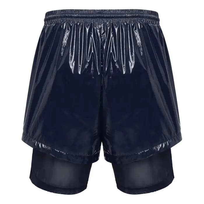 Maillot de bain pour homme, short de bain à séchage rapide avec poches, short de bain 2 en 1 à double couche avec doublure pour la natation et le surf