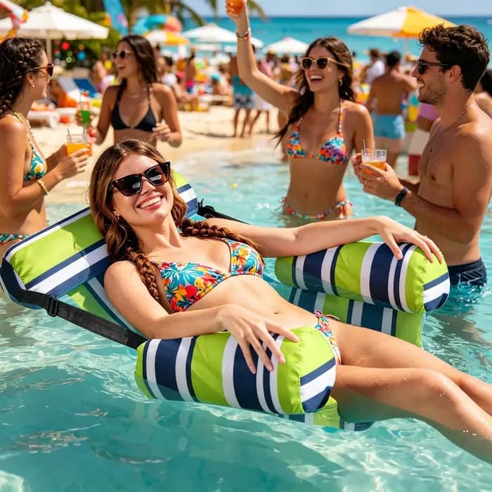 Chaises de piscine, chaises longues gonflables pour piscine