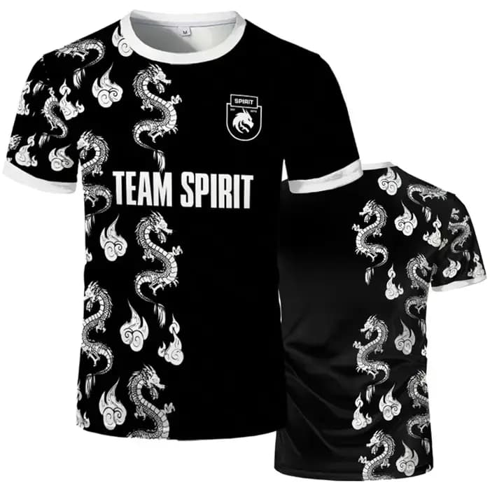Maillots d'équipe édition limitée Collection 2025 – Tenues de joueur Esports Donk – Vêtements CS2 CSGO LOL – Hauts pour hommes IEM – T-shirt pour garçons