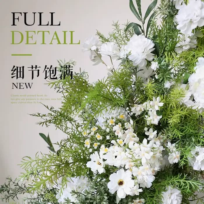 Arrangement floral pour arc de mariage, toile de fond pour photographie de bienvenue, support de fleurs, arrangement floral, fleurs artificielles pour lieu