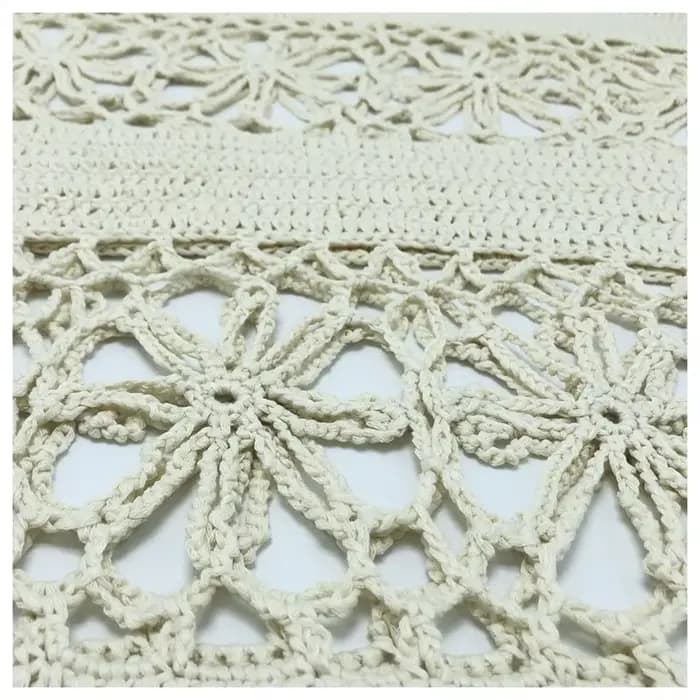 Robe de plage longue, détail Crochet