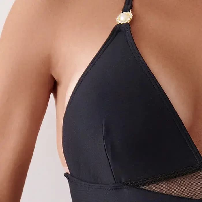 2025 froncé licou maillot de bain une pièce maillots