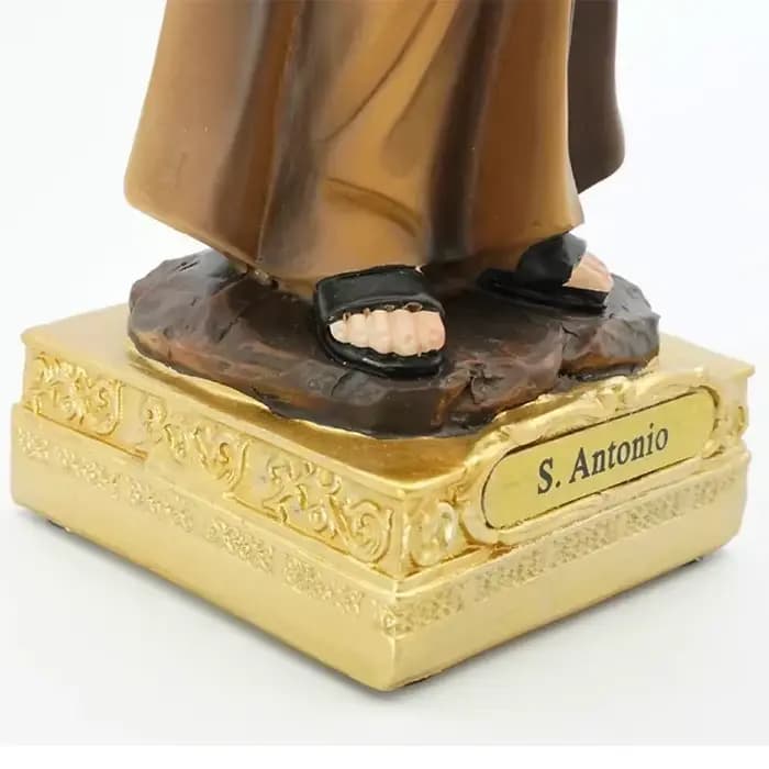 Statue de Saint-Antonio 20/30Cm, 1 pièce, icône de prière de la famille Saint catholique, ornements de jésus-Christ, décoration de la maison, artisanat en résine