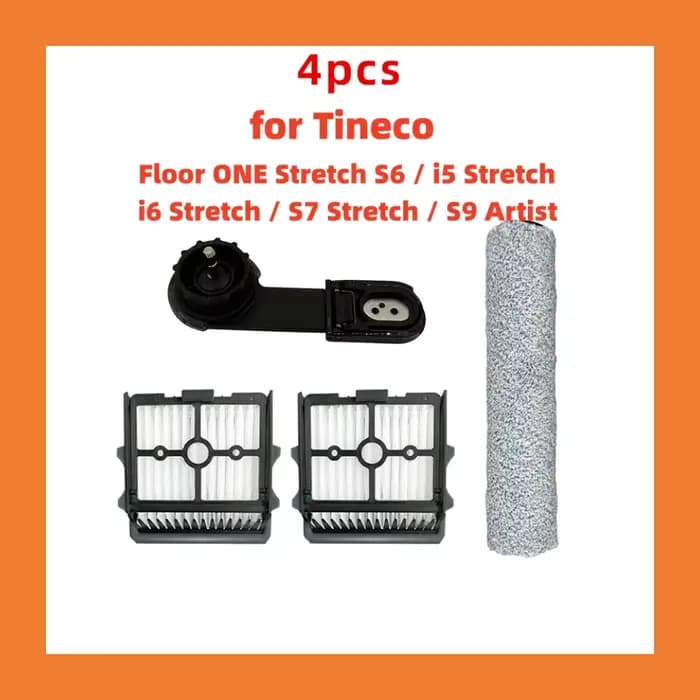 Brosse principale / filtre HEPA compatible avec les pièces détachées tineco Floor one stretch s6 / i5 stretch / i6 stretch / S7 stretch / s9 Artist